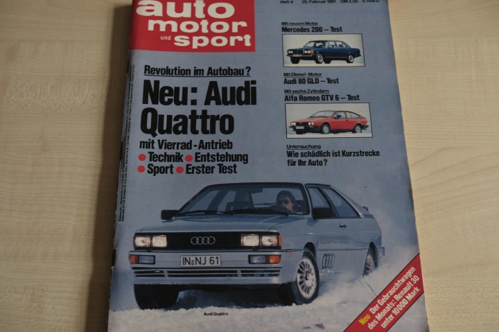 Deckblatt Auto Motor und Sport (04/1981)